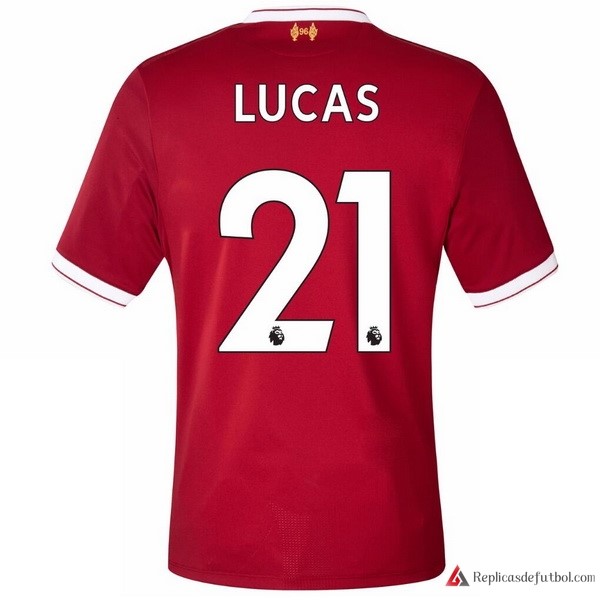 Camiseta Liverpool Primera equipación Lucas 2017-2018